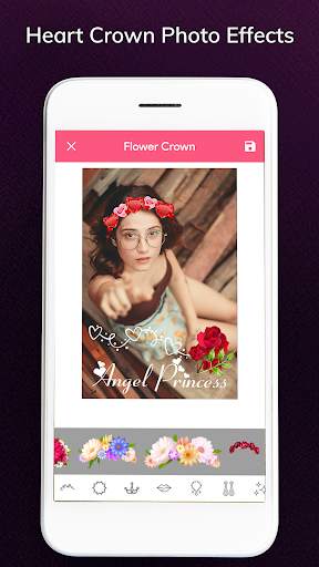 Crown Heart Photo Editor - Heart Crown Camera screenshot 5