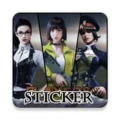 Stikers Free Fire Battlegrounds Packs 3.1