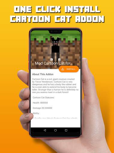 Cartoon Cat Mod for MCPE screenshot 1