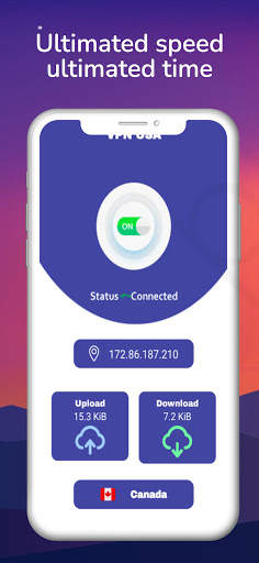 VPN USA  - Unlimited Free VPN 🌐 ‏⭐✓🇺🇸 screenshot 2