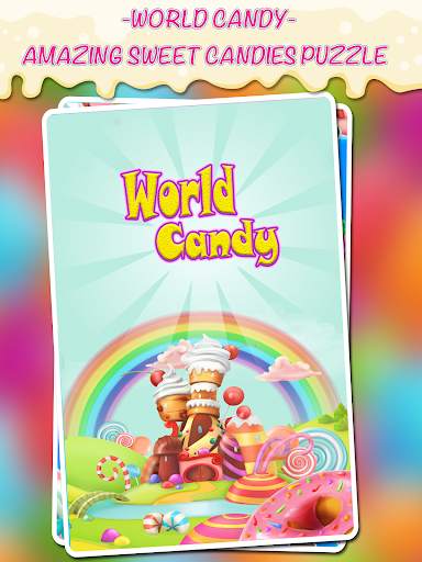 Blast Candies in World Candy: Free Match 3 Puzzle screenshot 1