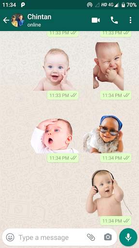 WAStickerApps - Cute Baby Stickers screenshot 5