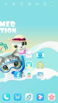 Sugarcat's Vacation theme screenshot 4