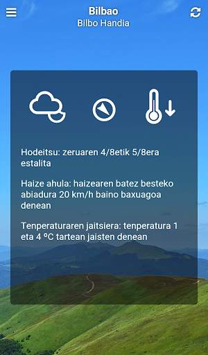 Eguraldia screenshot 2