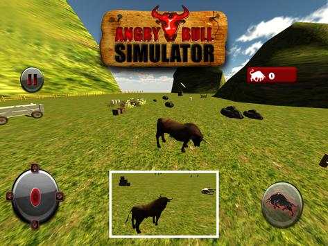 Angry Bull Simulator Game 3D screenshot 7