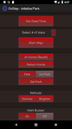 OnStep Controller2 screenshot 2