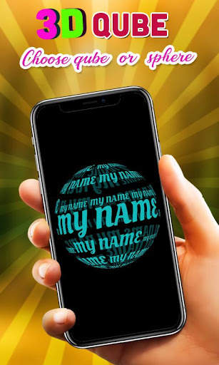 3D My Name Live Wallpaper screenshot 4