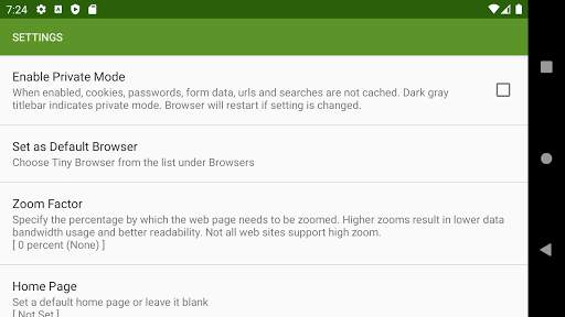 Tiny Browser Pro screenshot 8