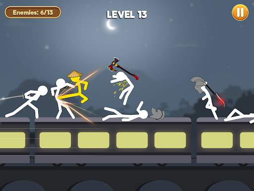 stickman perang: tongkat ninja screenshot 4