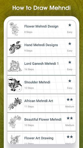 Mehndi Design App Offline скриншот 4