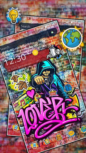 Graffiti Art Lover Theme screenshot 2
