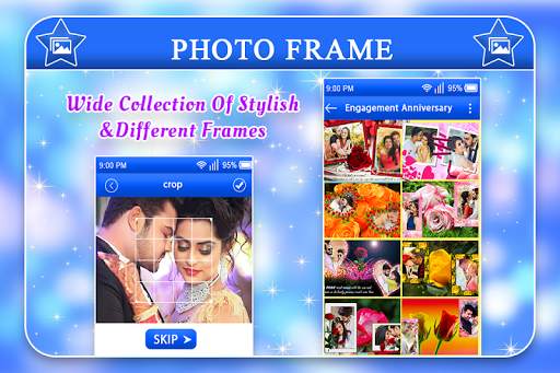 Engagement Anniversary Dual Photo Frame screenshot 1
