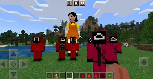 Squid Game mod For Minecraft PE  Skin screenshot 4