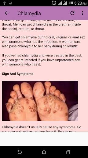 Sexually transmitted diseases screenshot 2