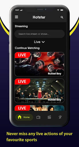 Hotstar - Hotstar Live Cricket TV Streaming Guide screenshot 1