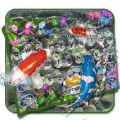 3D koi fish icon