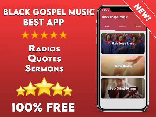 Black Gospel Music App - Gospel Radio screenshot 1