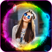 Neon Round Photo Frames icon