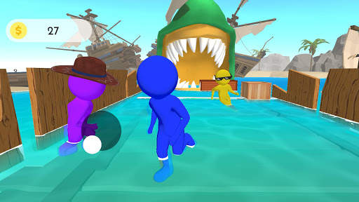 Survival Raft - Ocean Shark & Human Fall Survival screenshot 2