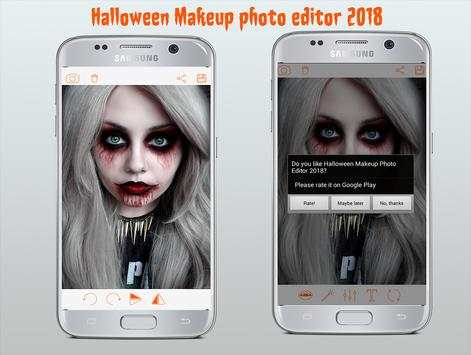 Halloween Makeup Photo Editor 2018 screenshot 8