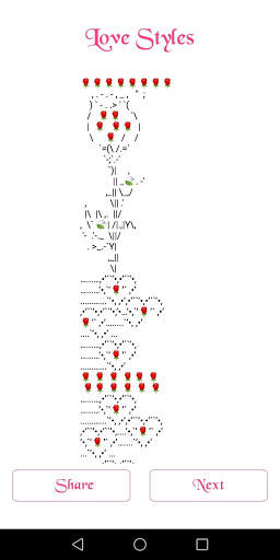 Love Styles: Long ASCII love styles share free screenshot 5