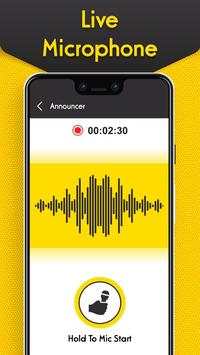 Live Phone Microphone – Mic Announcement & Speaker screenshot 3