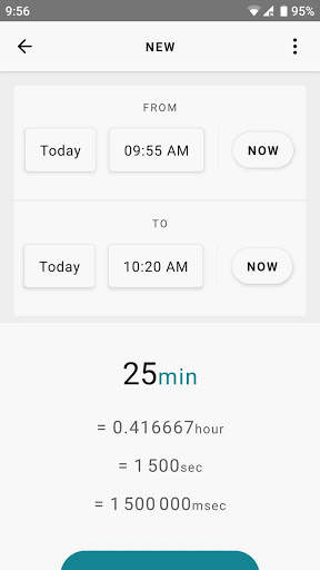 Time Calculator: Hours Work & Time Between screenshot 4