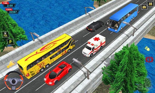 Tourist Bus Driver Game - Game Pelatih Bus screenshot 5