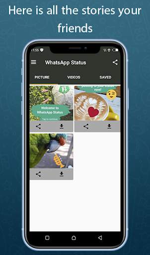WA Status Black  - Save WhatsApp Status screenshot 3
