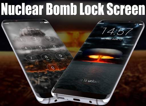 Nuclear Bomb Lock Screen 1 تصوير الشاشة