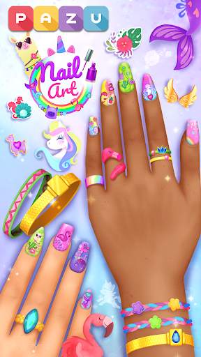 Nail Art Salon - Manicure & jewelry games for kids screenshot 1