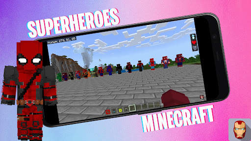 Superheroes in Minecraft PE screenshot 3