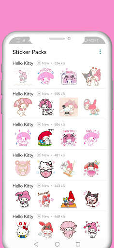 My Melody Stickers For WA screenshot 1