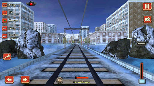 Euro train Drive Winter screenshot 5