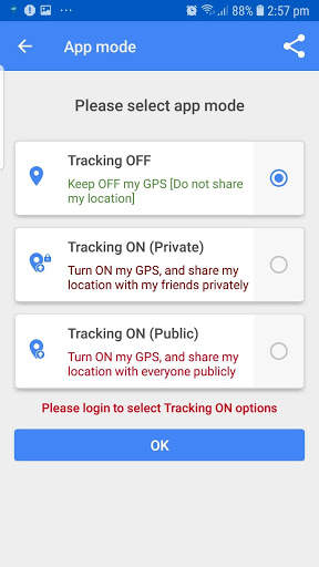 my Trackee - GPS Tracker screenshot 1