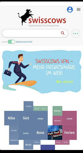 Swisscows Web Search скриншот 1