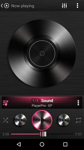 Skin for PlayerPro Dark Metal screenshot 3