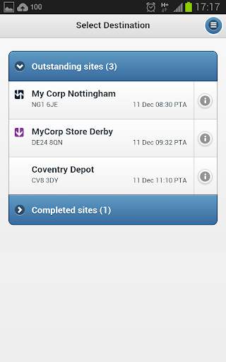 Microlise SmartPOD screenshot 3