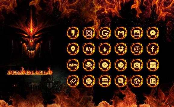 Fire Diablo Launcher theme screenshot 1