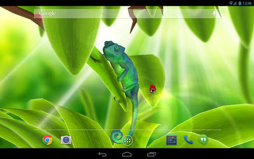 Chameleon 3DLiveWallpaper FREE screenshot 2