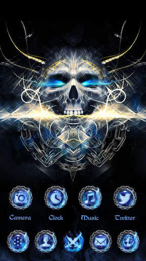 Skull GO Launcher Theme screenshot 2
