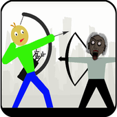 Baldi Archer vs Stickman Granny icon