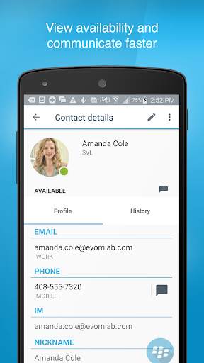 BlackBerry Work screenshot 4
