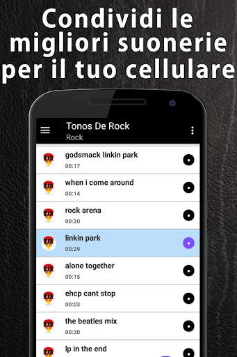 Toni di musica rock classica in spagnolo screenshot 4