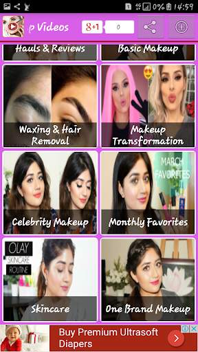 Girls Makeup Video Tutorial 2019 Step by Step👩💄 screenshot 2