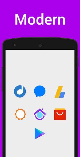 Minimal Geometric - Icon Pack 4 تصوير الشاشة