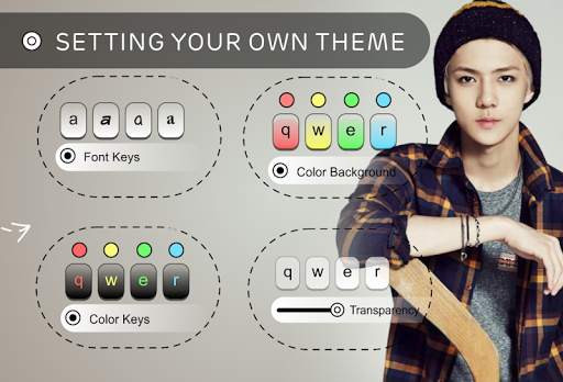 SEHUN EXO Keyboard Theme screenshot 3
