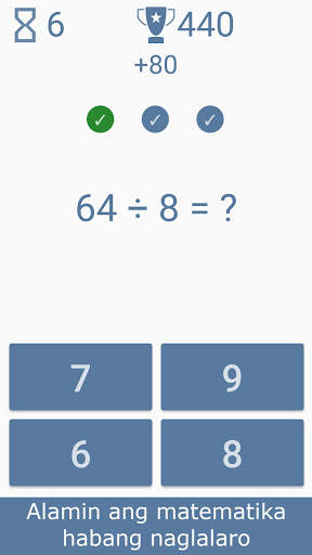 Mga laro sa matematika screenshot 1
