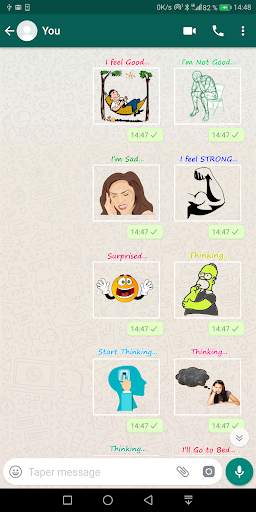 Daily Doings Stickers - Daily Use WAStickersApp screenshot 8