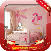 Cartoon Princess  Bedroom icon